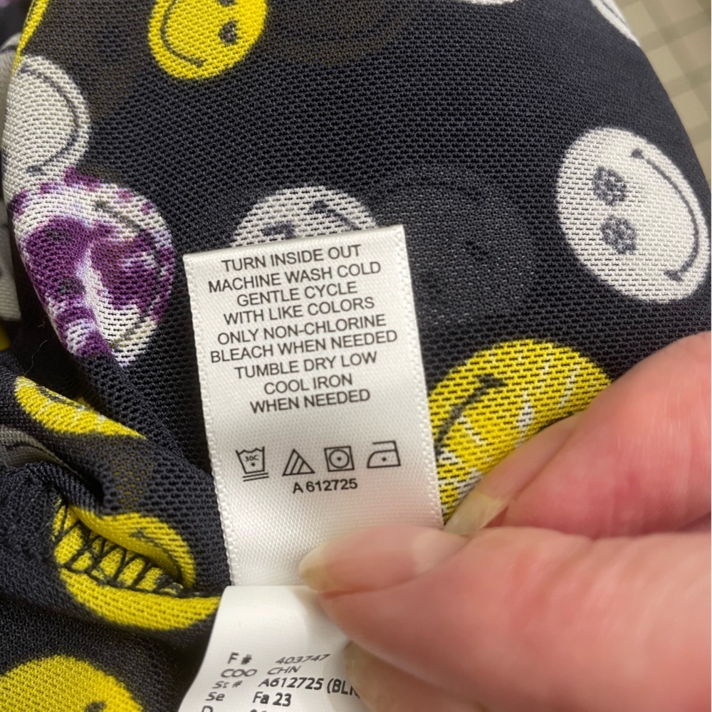 LOGO/Smiley World collaboration Mesh pullover shirt - Picture 5 of 9